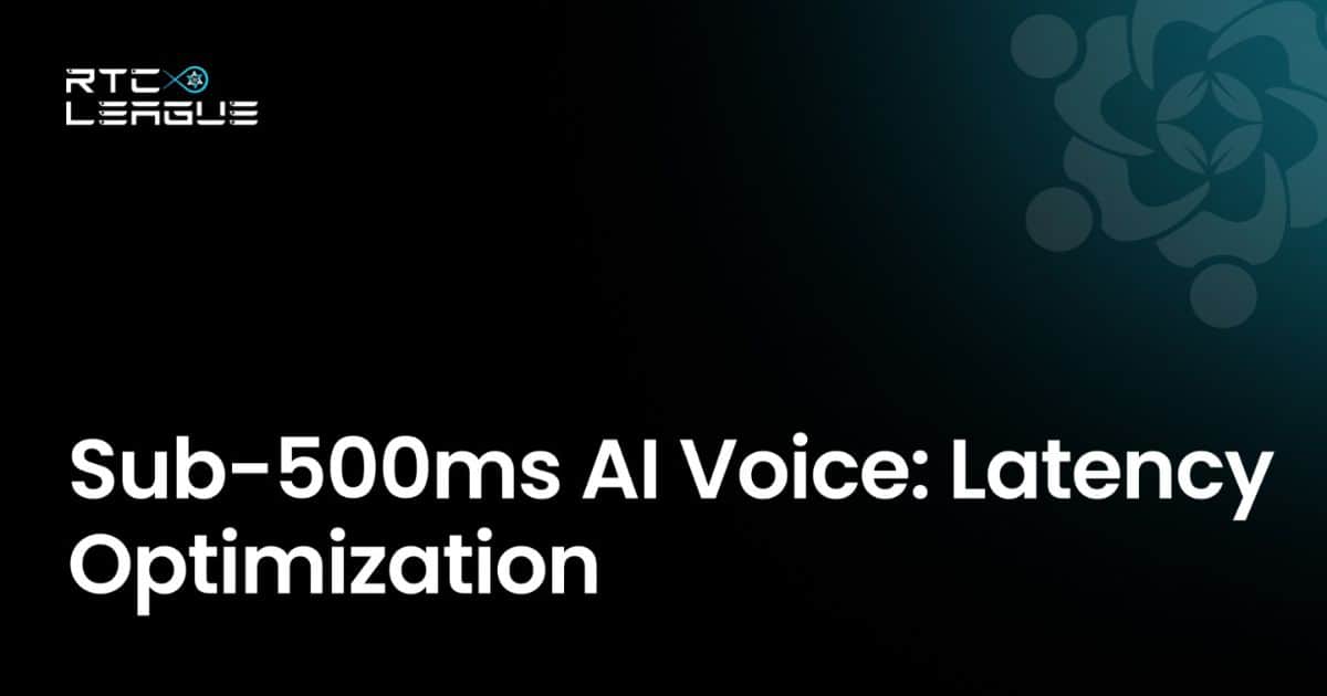 Sub-500ms AI Voice: How to Achieve End-to-End Latency Optimization