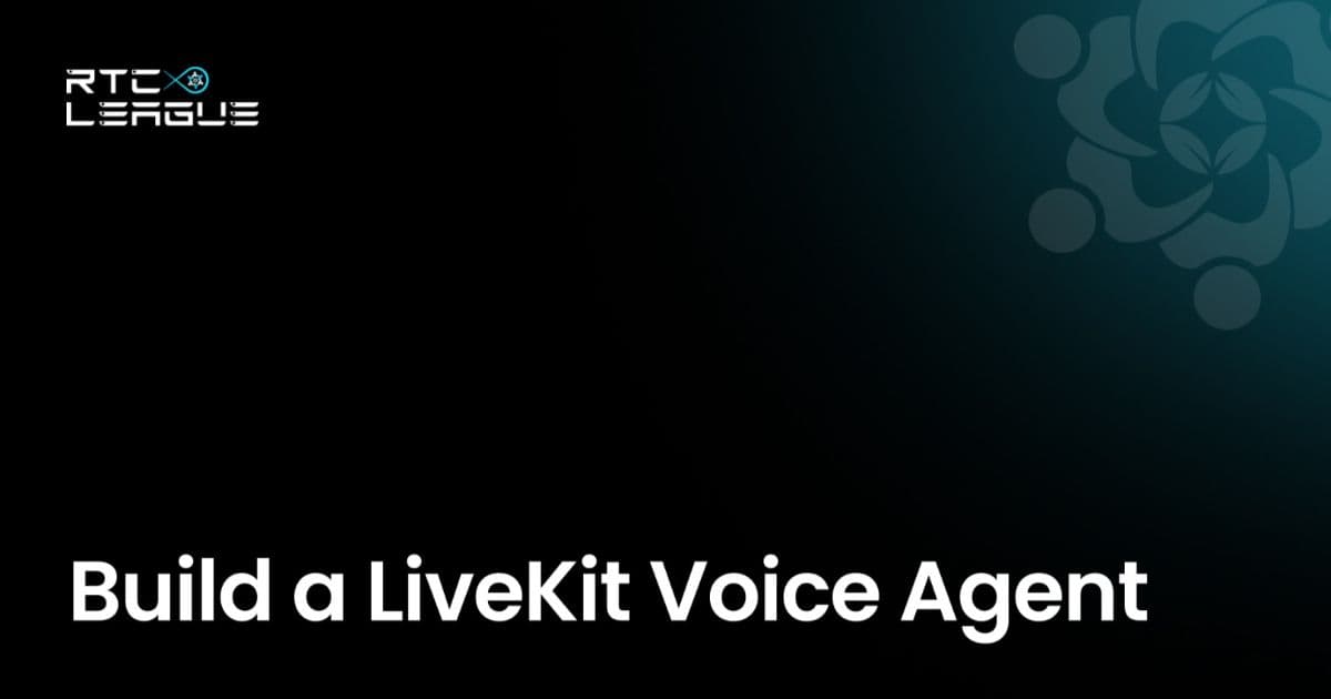 How to Build a LiveKit Voice Agent