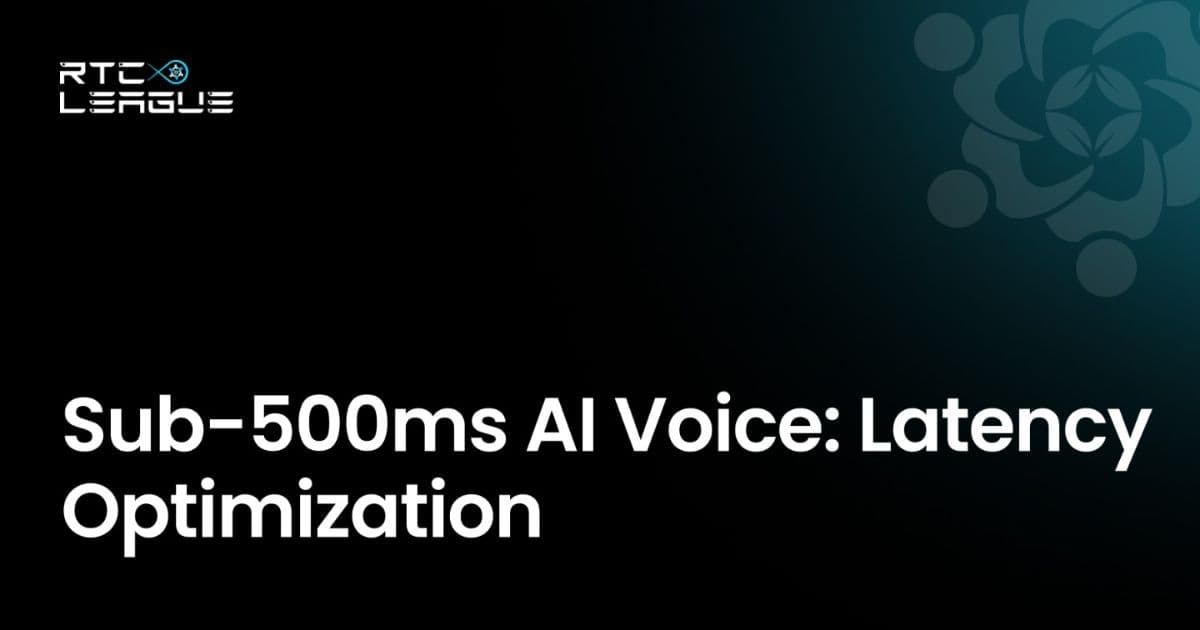 Sub-500ms AI Voice: How to Achieve End-to-End Latency Optimization