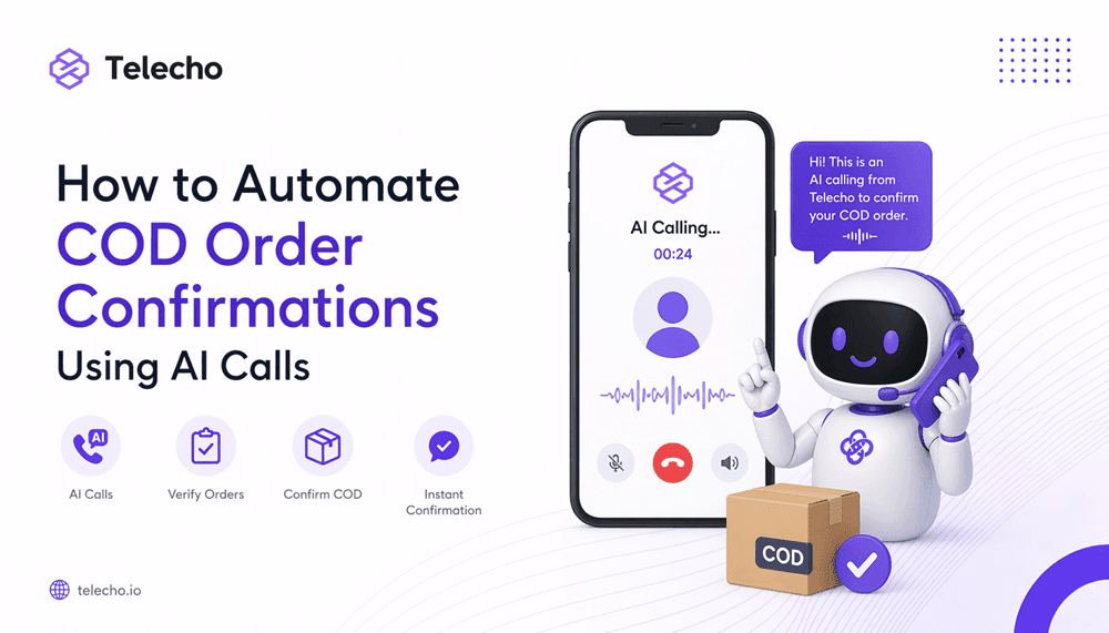 How to Automate COD Order Confirmations Using AI Calls
