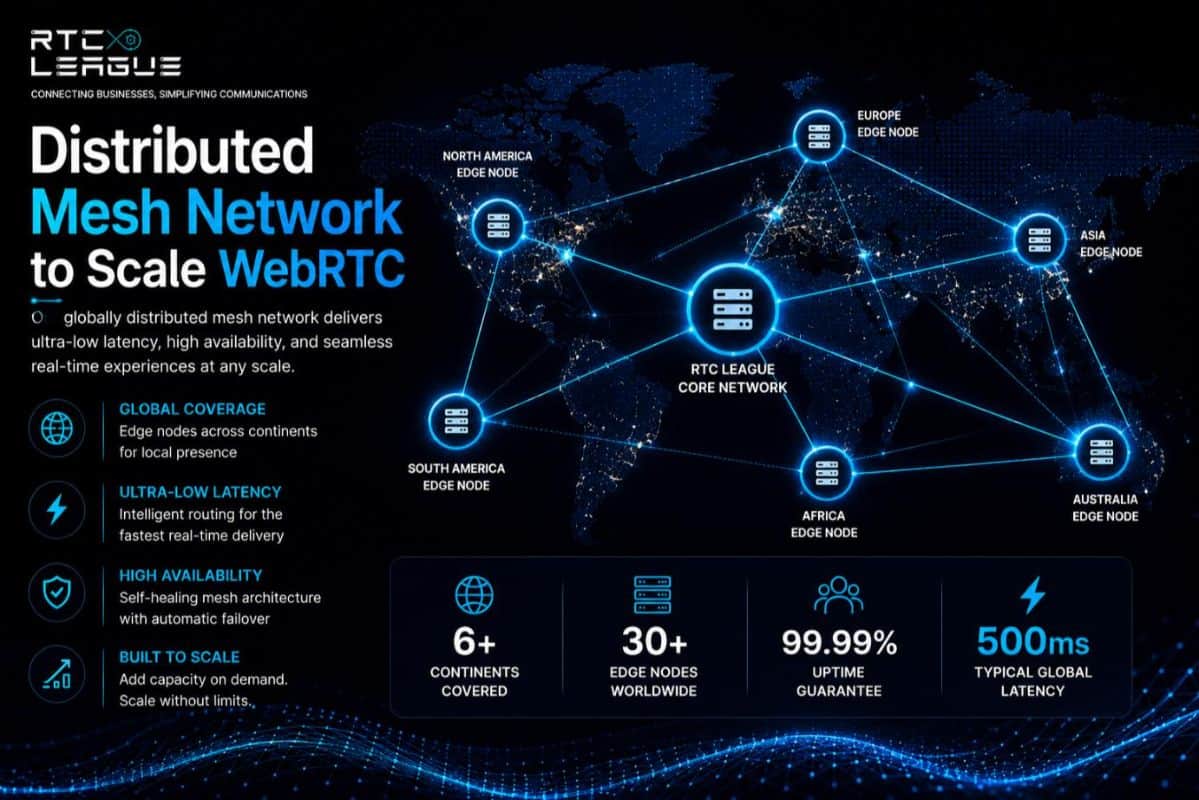 How We Built a Globally Distributed Mesh Network to Scale WebRTC?