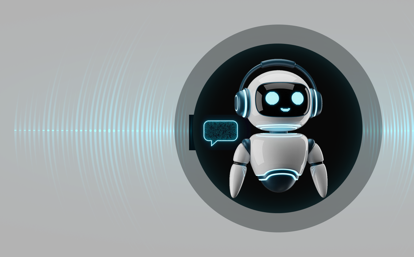 Telecho robot with background